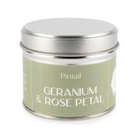 Pintail Candles Geranium & Rose Petal Tin Candle Extra Image 1 Preview